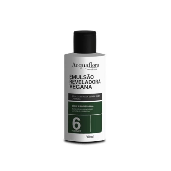 ACQUAFLORA EMULSAO REVELADORA VEGANA 6VL 90ML