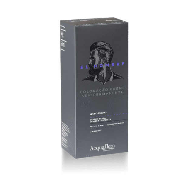 ACQUAFLORA KIT COL CREME EL HOMBRE LOURO ESCURO