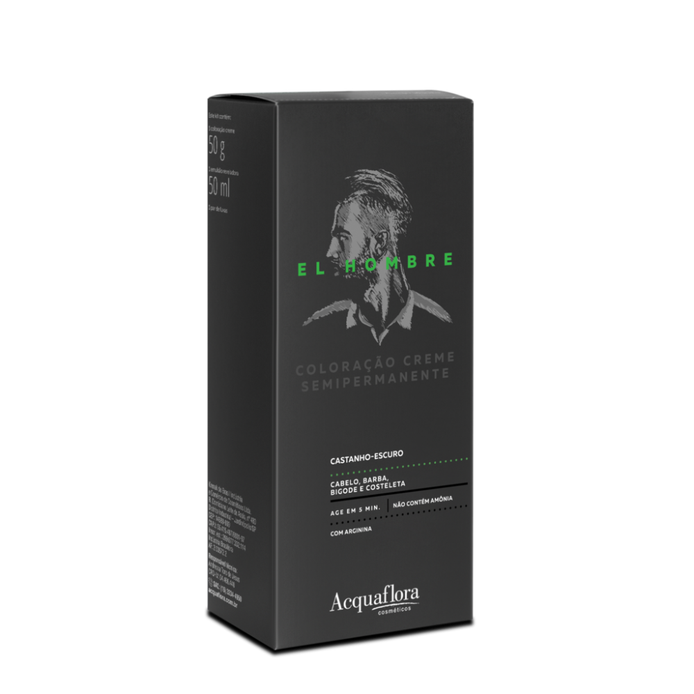 ACQUAFLORA KIT COL CREME EL HOMBRE CAST ESCURO