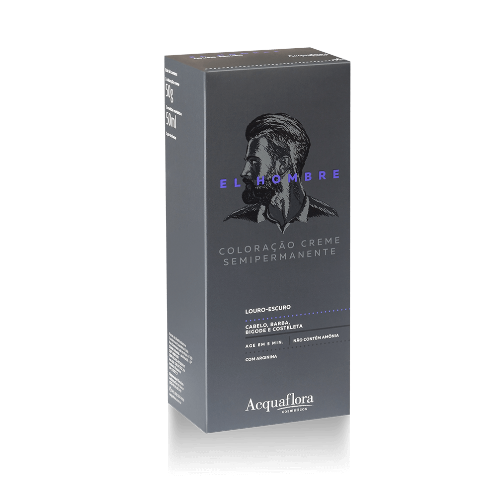 ACQUAFLORA KIT COL CREME EL HOMBRE LOURO ESCURO