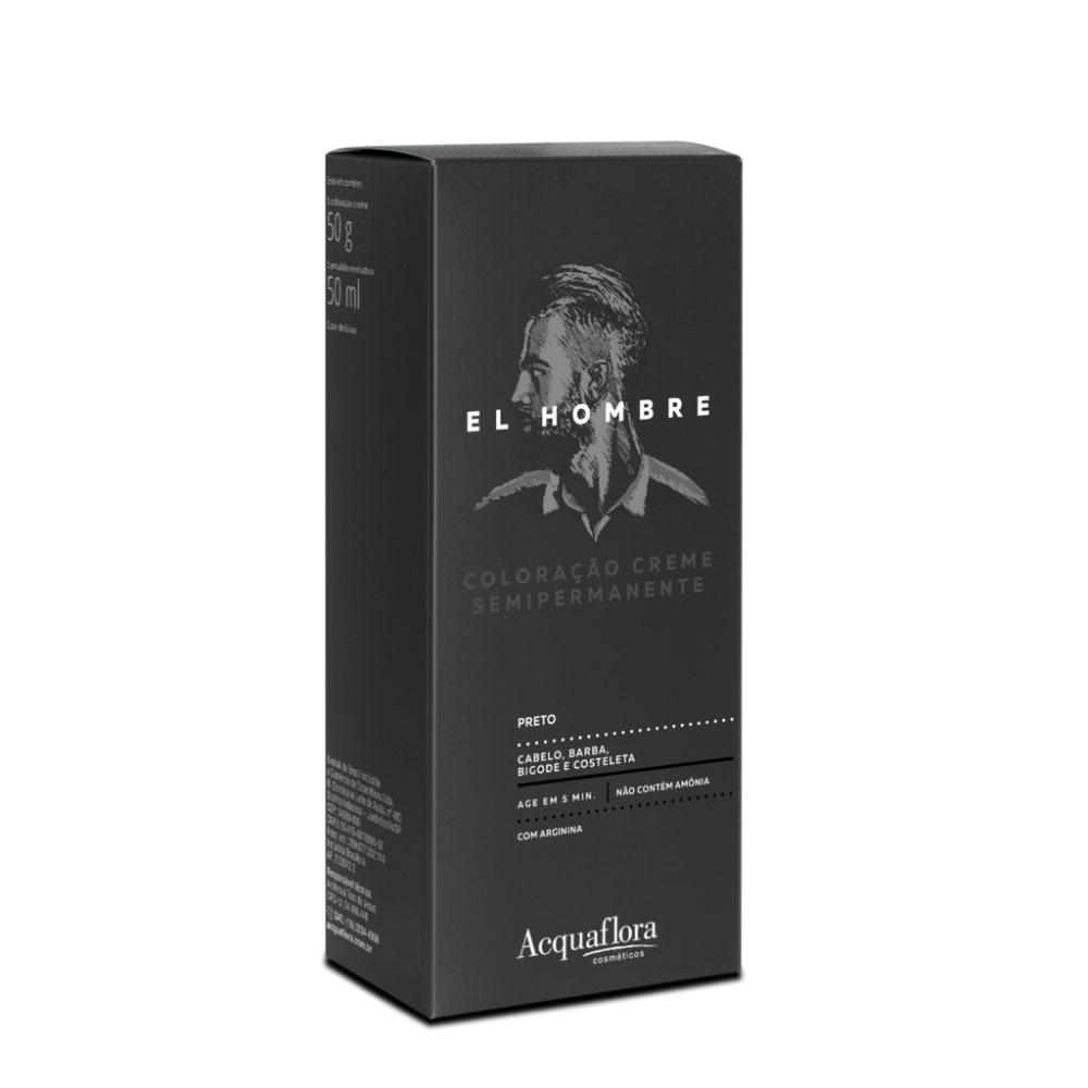 ACQUAFLORA KIT COL CREME EL HOMBRE PRETO